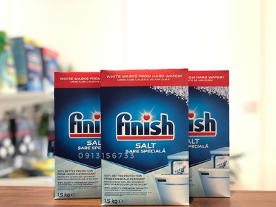 Muối rửa bát Finish 1,5kg